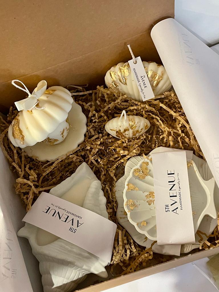 PEARL & SHELL COLLECTION BOX