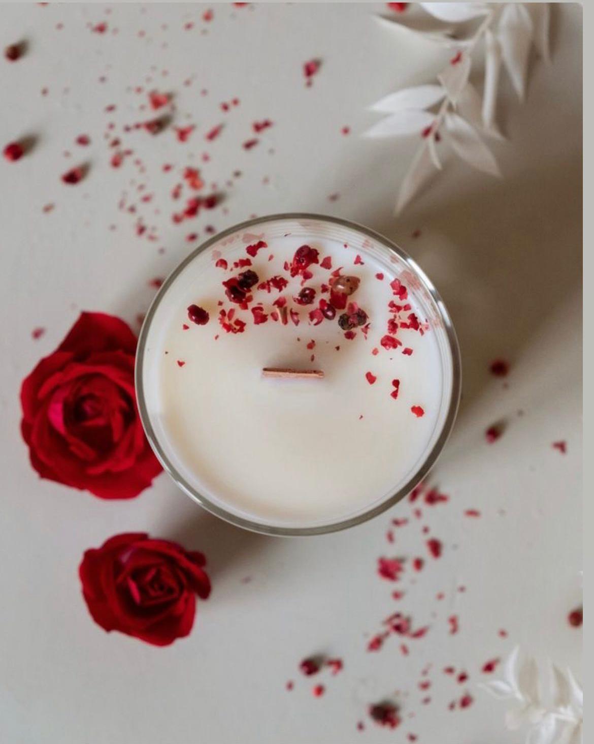 ROSE Aromatherapy candle