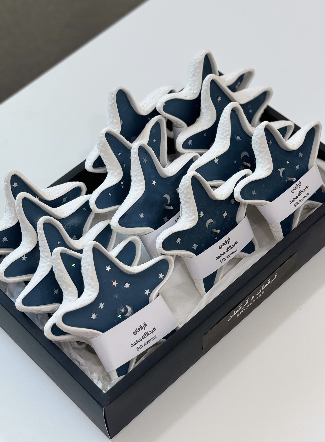 Star candle for distribution 