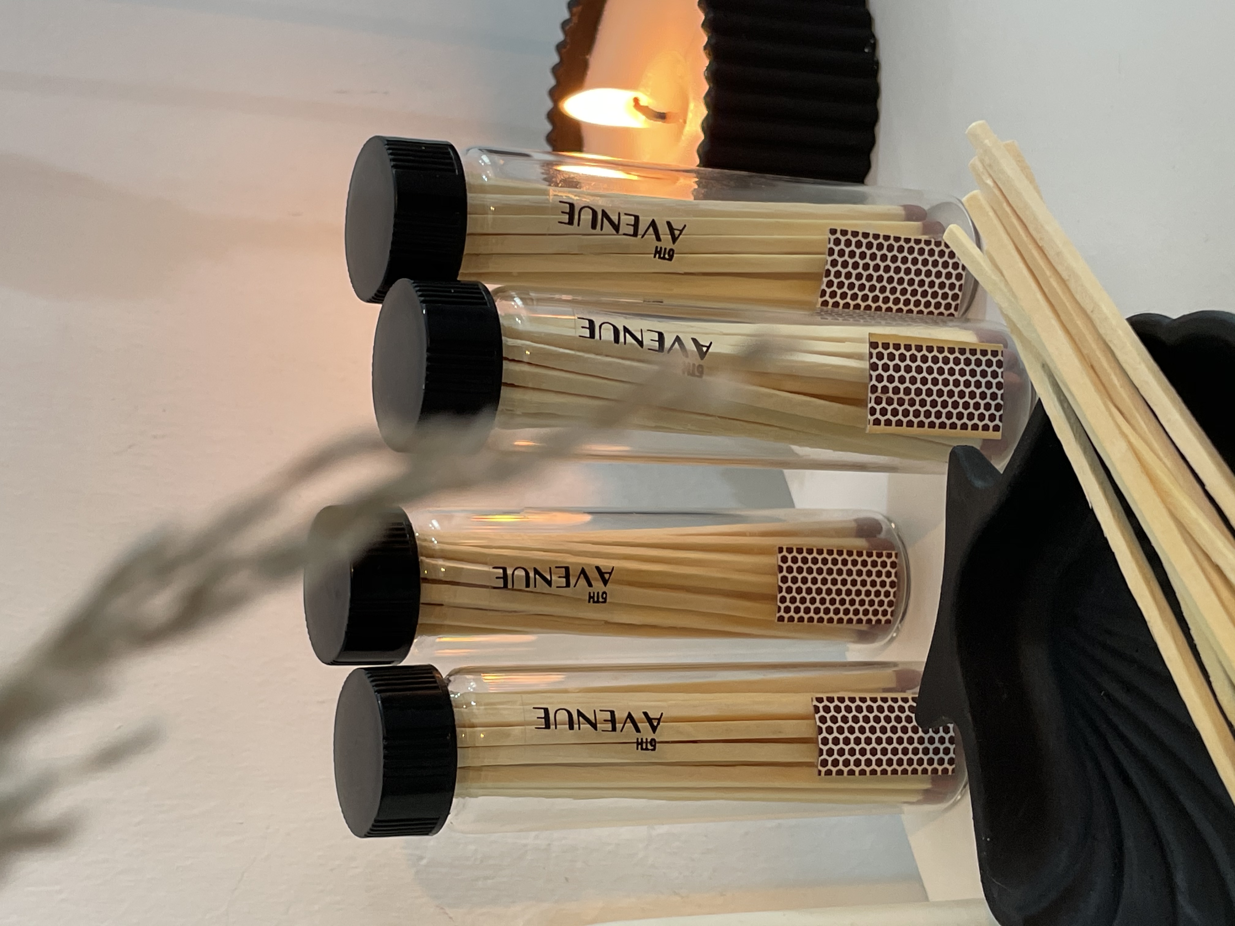 Extra long wooden matches