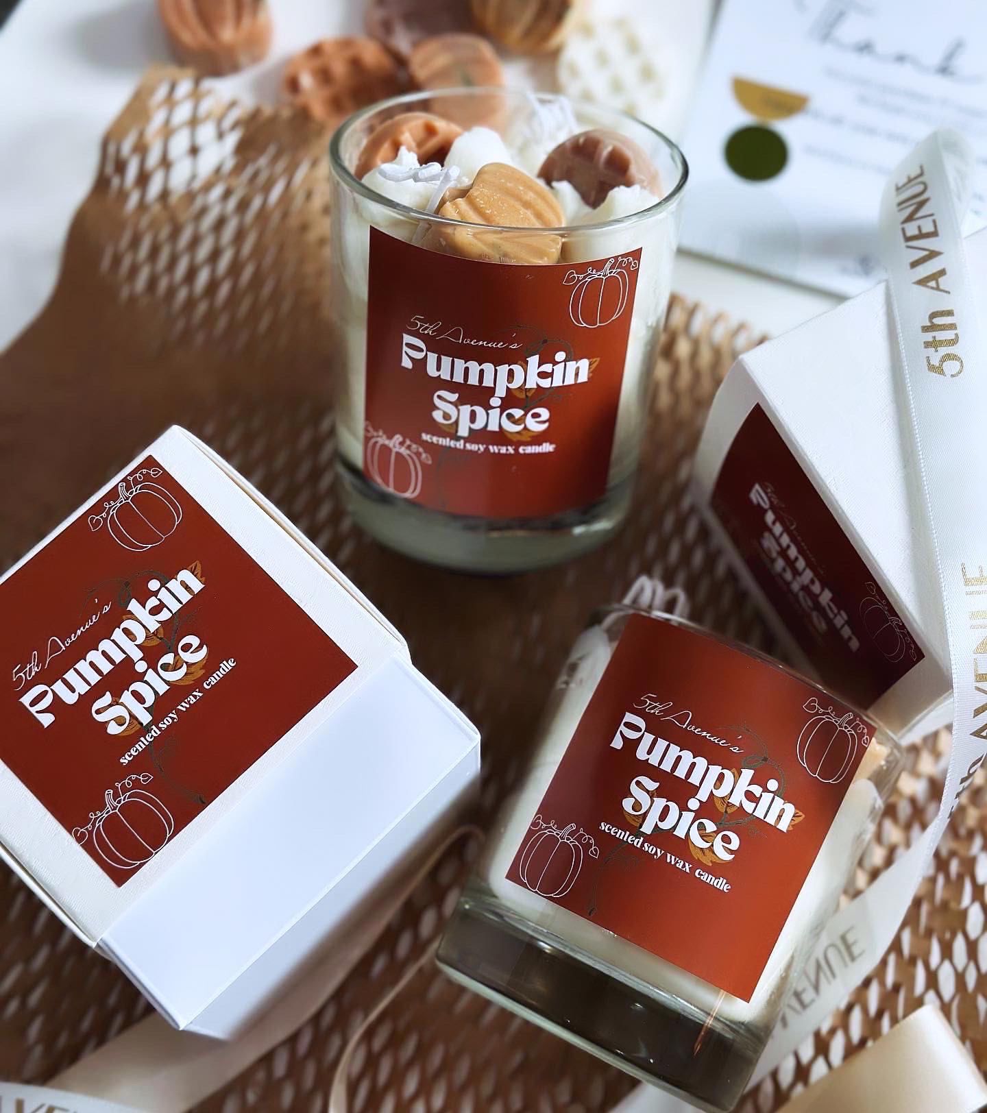 PUMPKIN SPICE JAR CANDLE