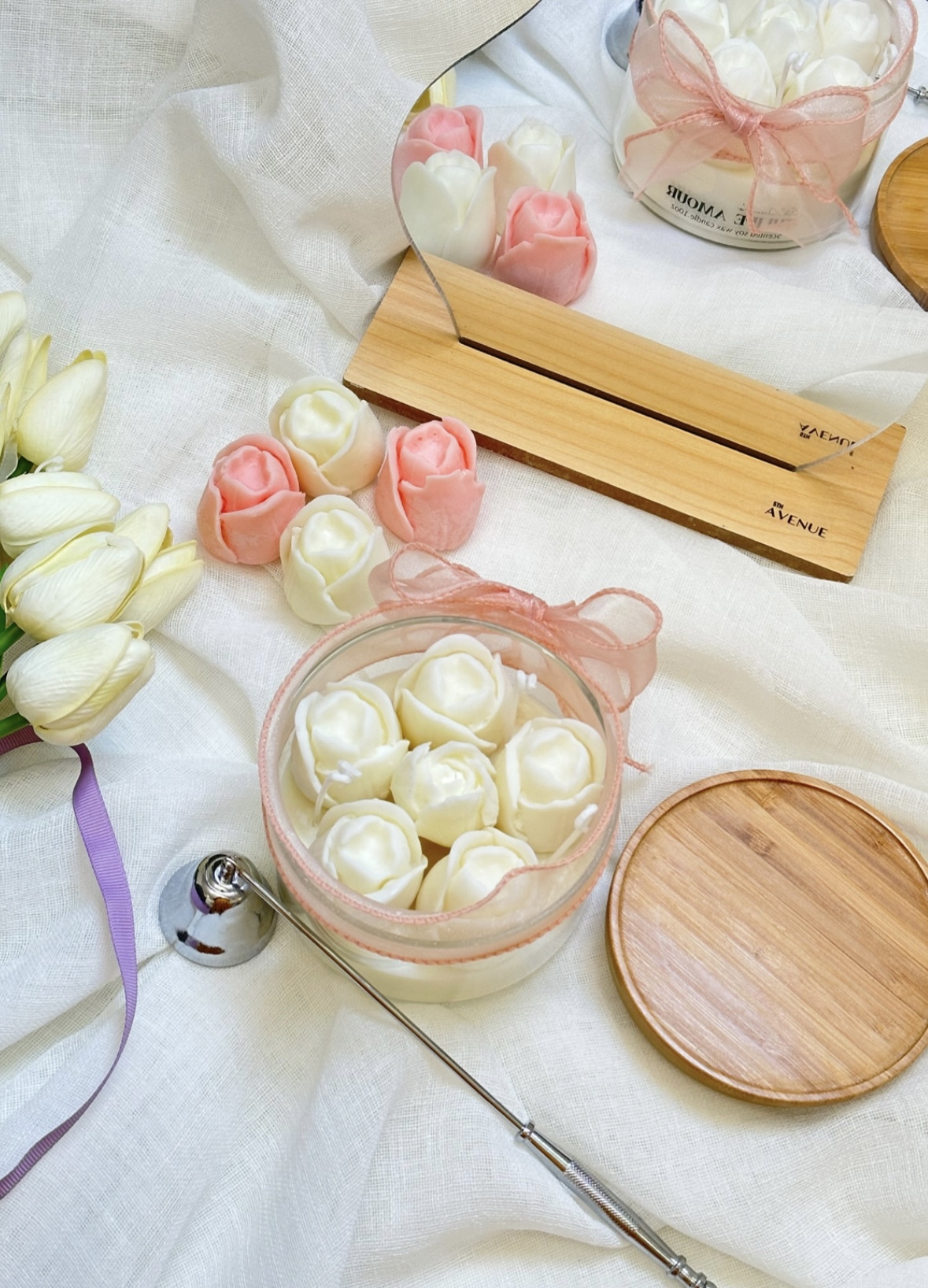 TULIPE AMOUR BOUQUET CANDLE