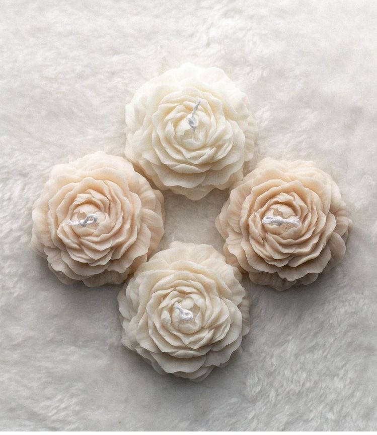 Peony candle 