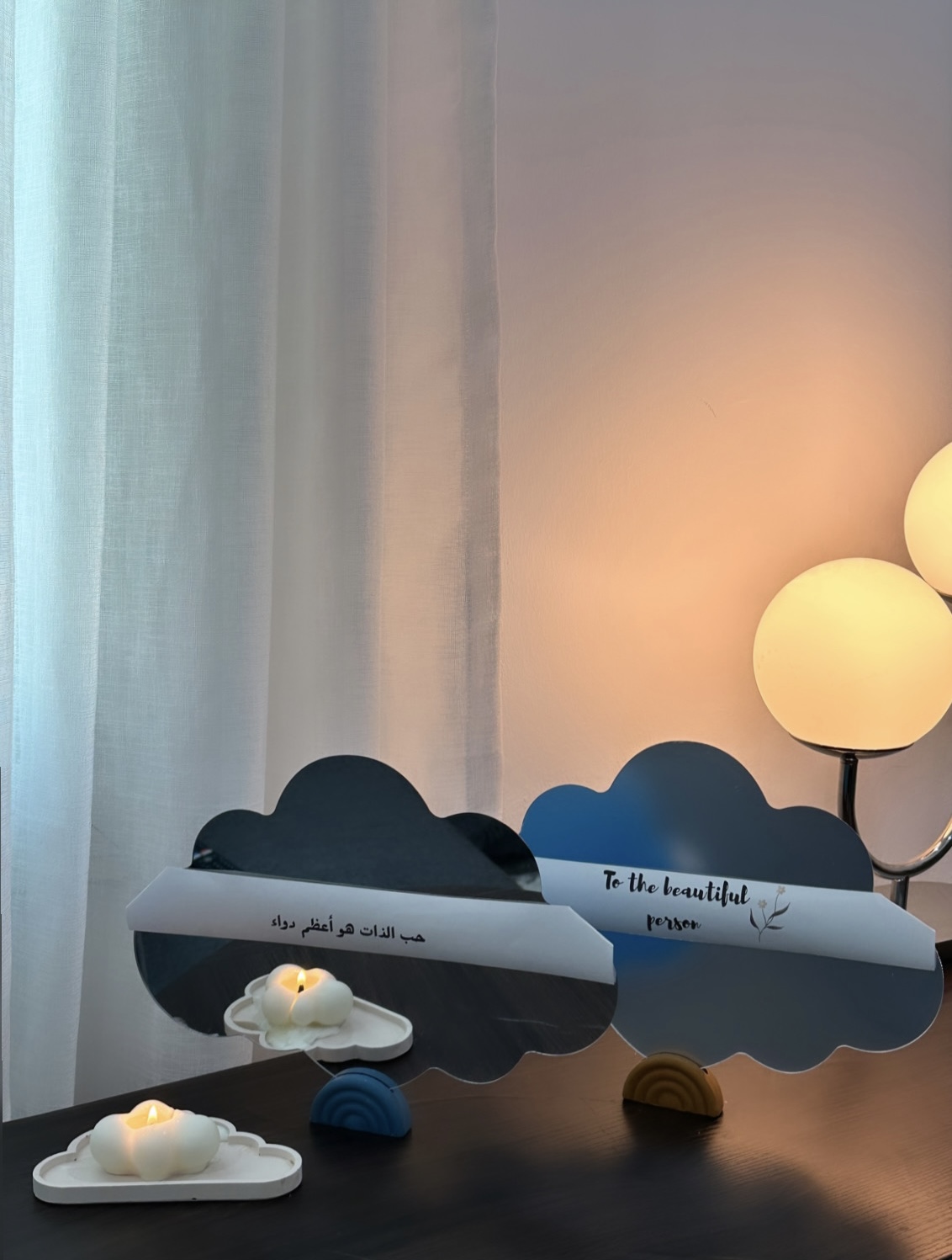 Aclrylic cloud mirror 