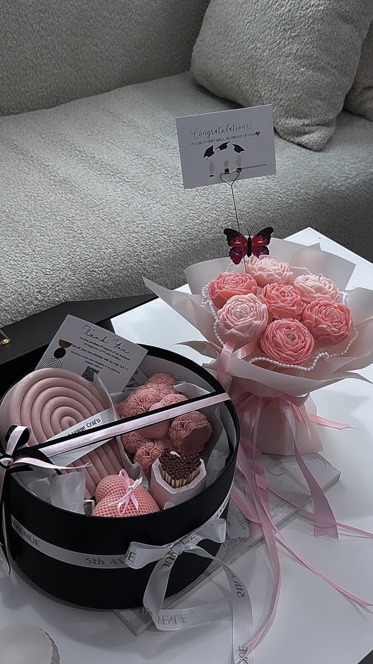 Graduation blossom gift box