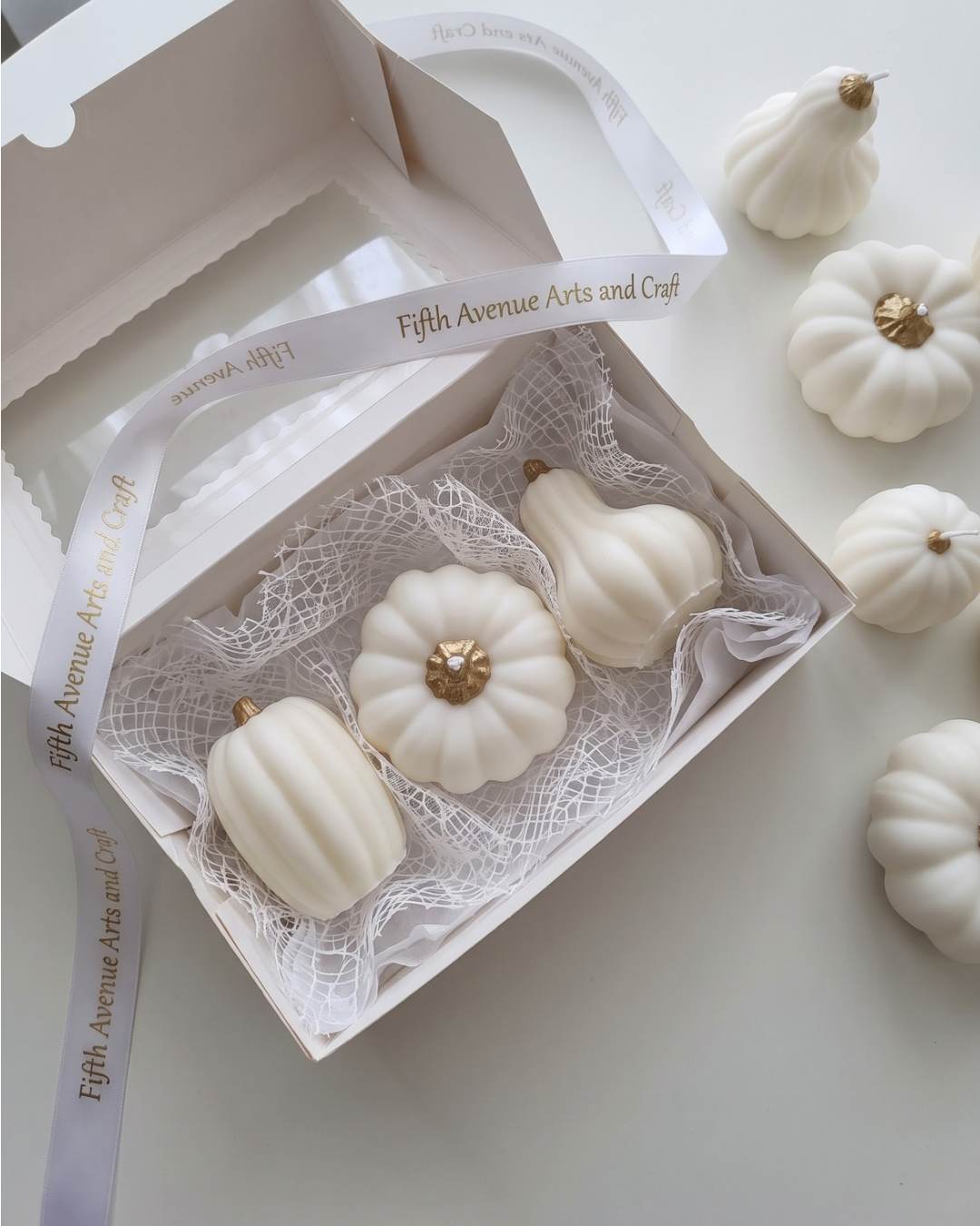 Pumpkin candle 3 pcs